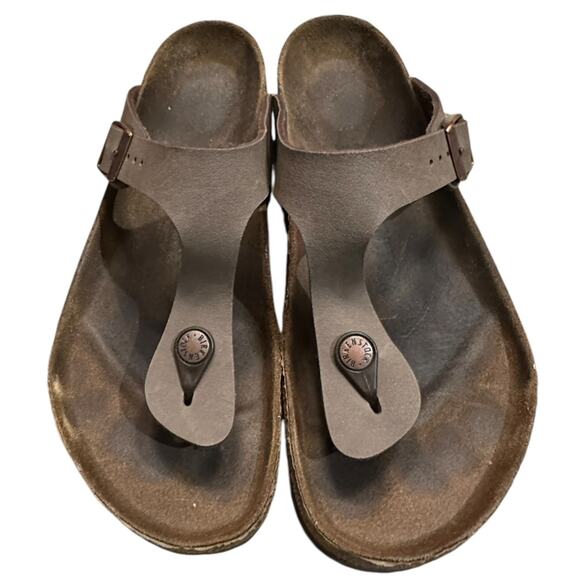 Birkenstock Gizeh Brown Sandals in a Women’s Size 41 (10/10.5) - Picture 1 of 7